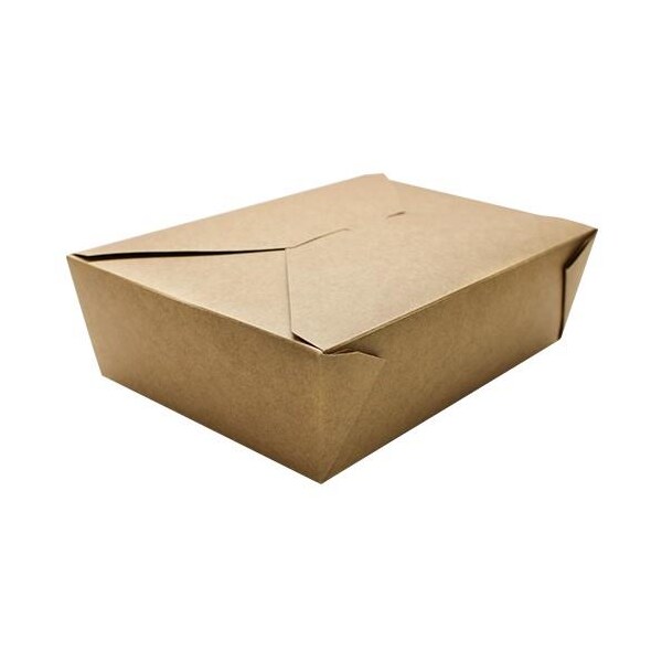 76 oz Kraft Fold-To-Go Boxes, PK200